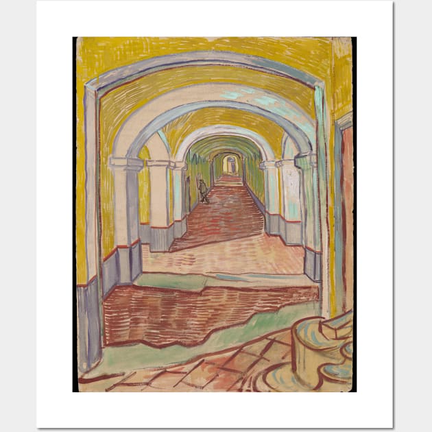 Corridor in the Asylum Wall Art by VincentvanGogh